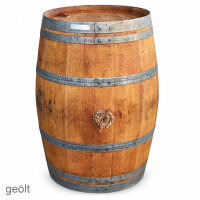 Botte di vino in rovere, barile, da usare come tavolo, decorazione - Botte naturale