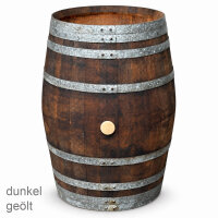 Botte di vino in rovere, barile, da usare come tavolo, decorazione - Botte naturale