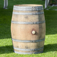Botte di vino in rovere, barile, da usare come tavolo, decorazione - Botte naturale