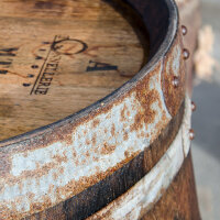 Botte di vino rustica in rovere, barile, da usare come tavolo, decorazione - Botte rustica