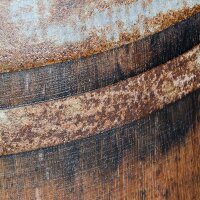 Botte di vino rustica in rovere, barile, da usare come tavolo, decorazione - Botte rustica