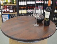 Piano tavolo in legno per tavolo da bar botte di vino -...