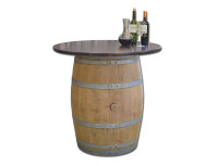 Piano tavolo in legno per tavolo da bar botte di vino -...