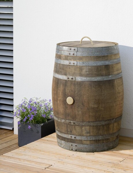 Coperchio per Botti in legno,Barile,Barile acqua piovana,Fusto di vino 225  Litro