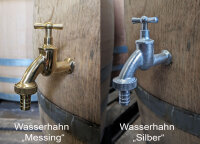 Botte di vino in rovere, barile, da usare come cisterna per lacqua - legno naturale