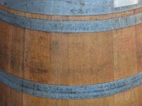 Botte di vino in rovere, barile, da usare come cisterna per lacqua - legno naturale