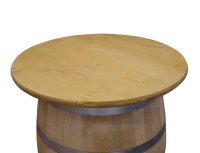Piano tavolo in legno per tavolo da bar botte di vino - smalto rovere