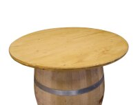 Piano tavolo in legno per tavolo da bar botte di vino - smalto rovere