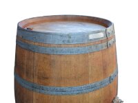 225l Weinfass als Stehtisch - geölt 100% Leinöl
