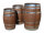 Le botti di castagno palissandro – 100 litri, 150 litri di contenuto (botte chiusa)