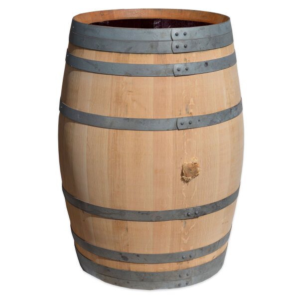 Botte da vino rustica in rovere, da usare come cisterna per lacqua - botte restaurata