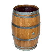 Botte da vino rustica in rovere, da usare come cisterna per lacqua - botte restaurata