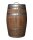 Holzfass als Regentonne, neu gefertigt 100 oder 150 Liter - palisander