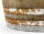 D 70cm - RUSTIKALES Weinfass halbiert als Pflanzkübel aus Eichenholz - Landhausstil rustikal