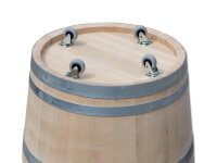 Nuova botte di legno in castagno per vaso da fiori - naturale