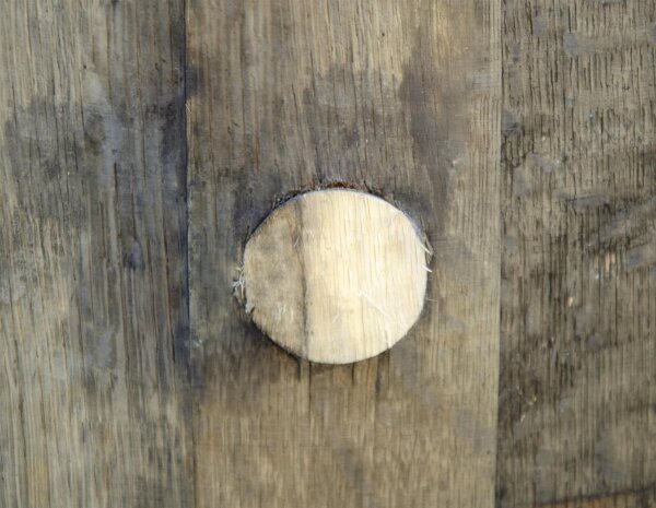 Botte Whisky Rovere 190 Litri - Barile Da Decorazione O Tavolo, Trattamento Oliato, Diametro 60cm - Foto 3