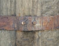Botte da whisky in rovere, barile, da usare come tavolo, decorazione - 190 litri