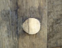 Botte da whisky in rovere, barile, da usare come tavolo, decorazione - 190 litri