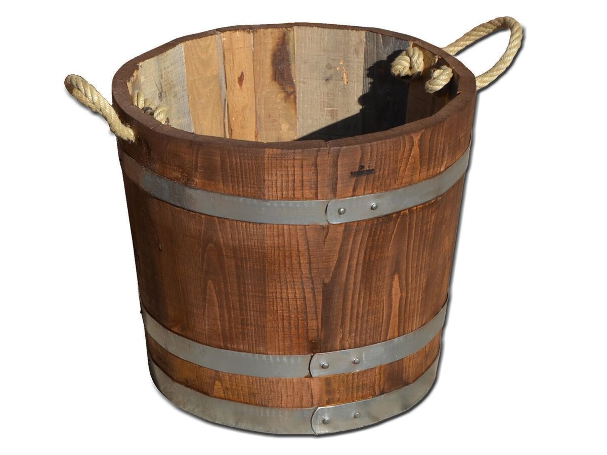 Vaso Con Fiori In Legno. - Per La Casa E Per Te - Decorare Casa - D - Foto 4