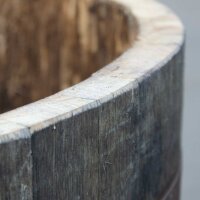 Botte da whisky in rovere tagliata a metà per utilizzo - ca. 70 cm diametro