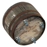 Botte da whisky in rovere tagliata a metà per utilizzo - ca. 70 cm diametro